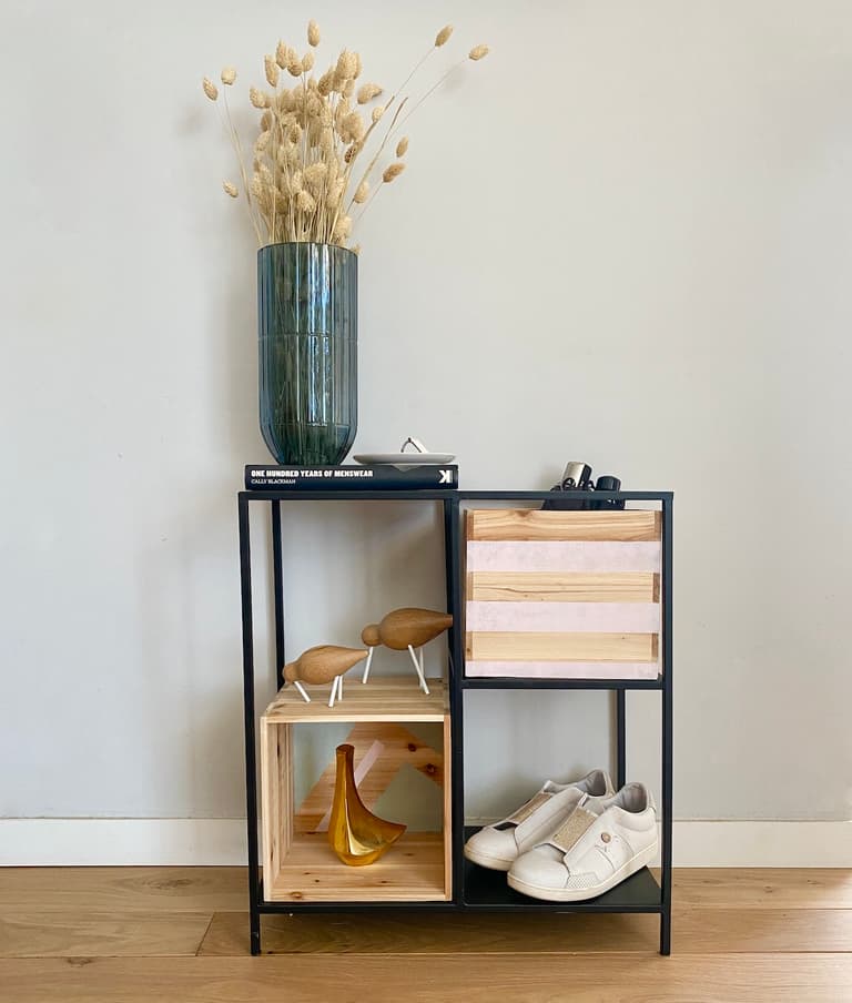 personnaliser meuble rangement bois métal caisse vin bois blog déco - clem around the corner