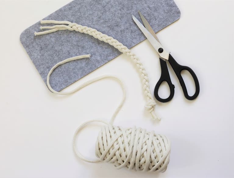 que faire chute corde feutrine sans couture tutoriel diy