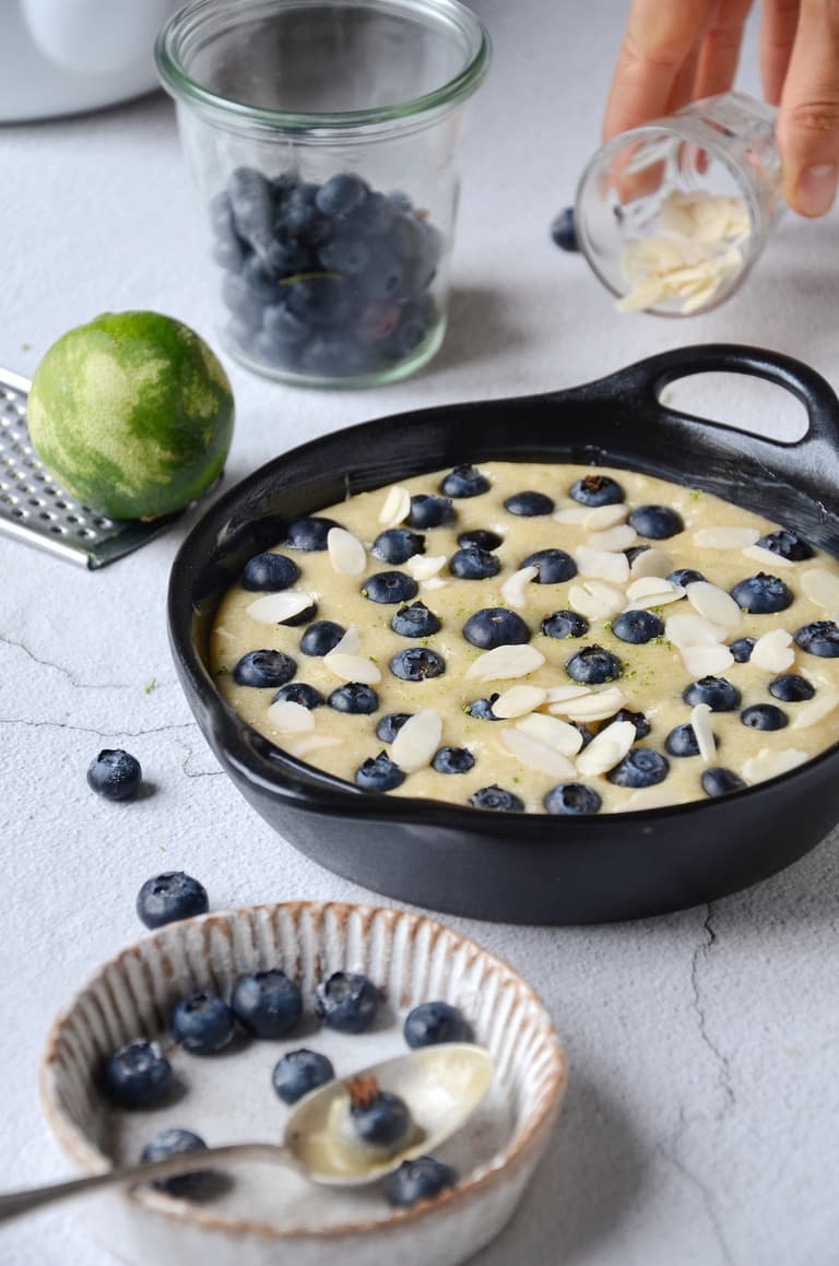 réussir recette financier myrtille citron vert fait maison