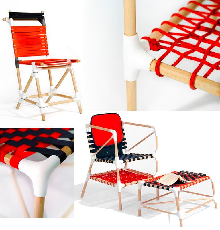 drole oiseau chaise originale diy bois jardin corde tressage à fabriquer soi-même
