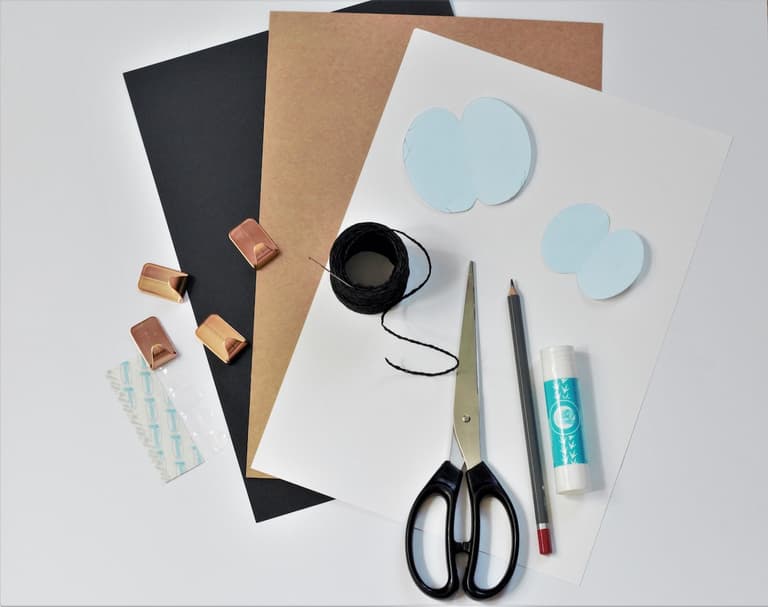 que faire chute papier canson noir blanc kraft upcycling diy