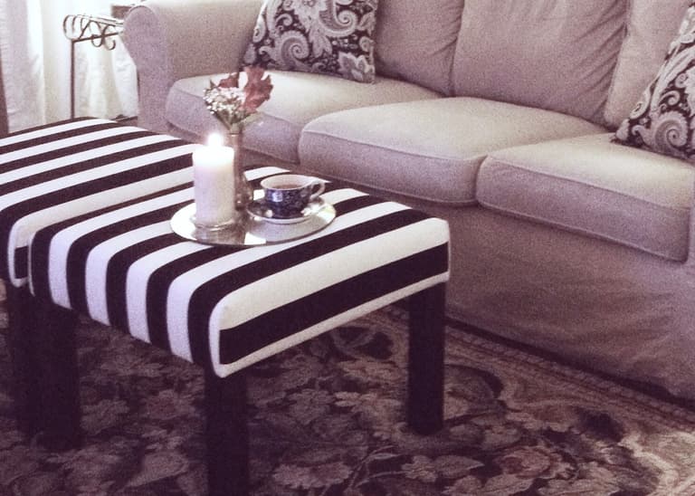 tuto hack table basse ikea lack-pouf - blog déco - clem around the corner