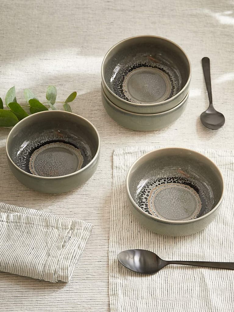 Bol gris vert naturel déco artisanale naturelle deco intérieure
