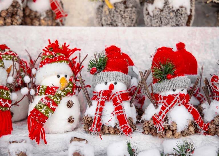 décoration de noël thème snowman - blog déco - clematc