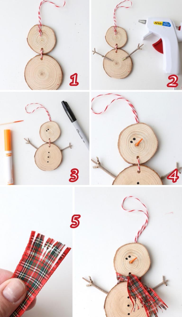 tutoriel diy bonhomme de neige décoration - blog déco - clemaroundthecorner