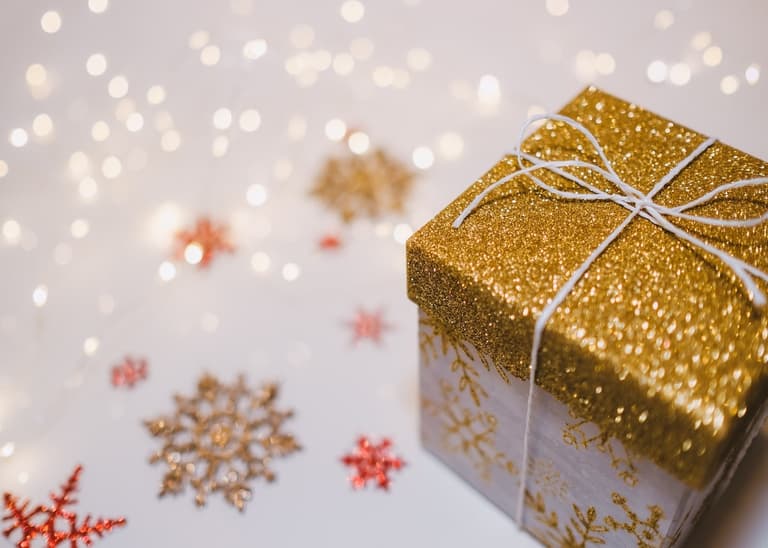 cadeau homemade fait maison noël flocon paillette fête