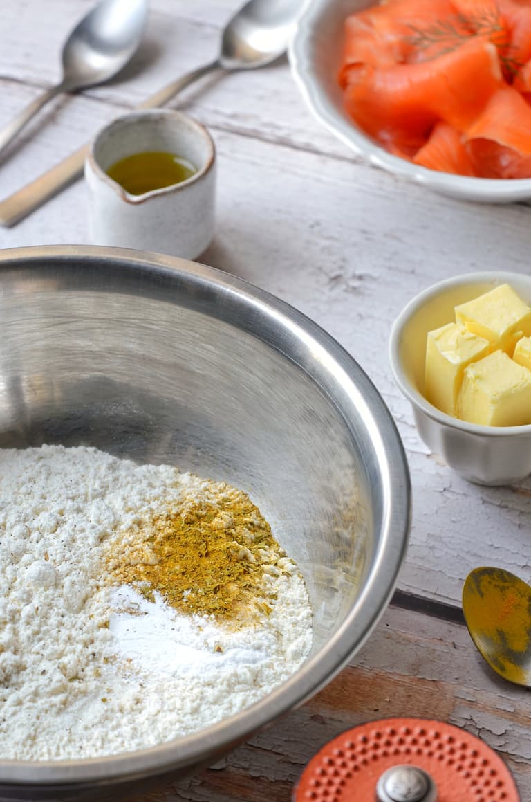 Pâte sablée salée pour crackers apéritifs