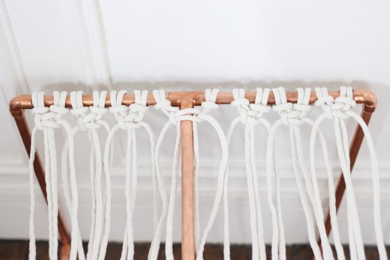 meuble original diy cuivre tuyaux plomberie