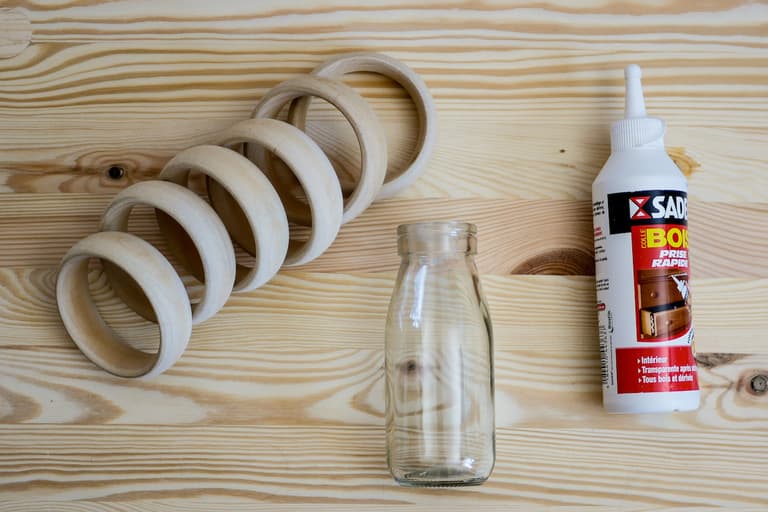 upcycling rond en bois anneau rideau tuto déco