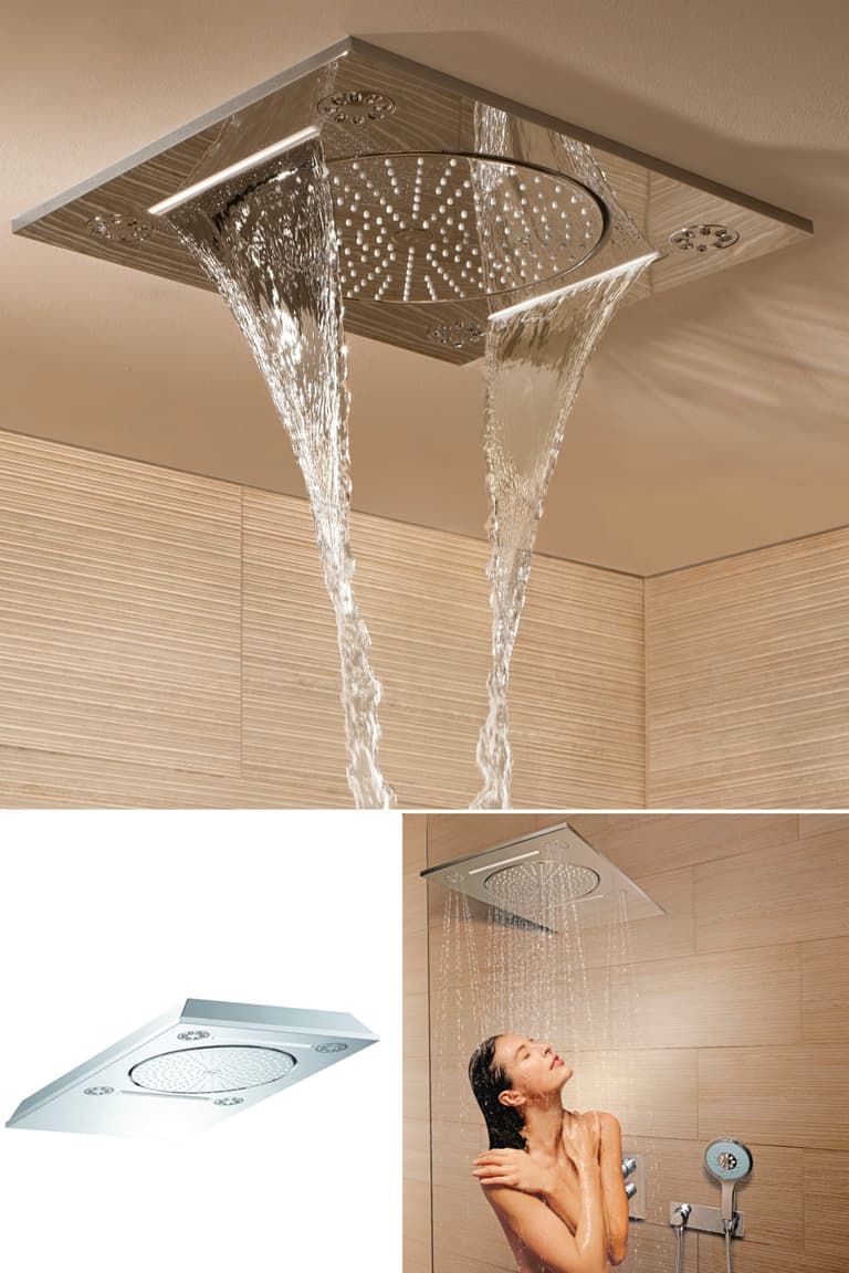 avis douche 3 jets massants relaxation Grohe rainshower