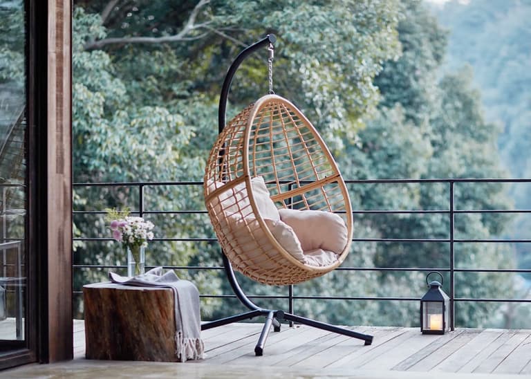 fauteuil suspendu pas cher - blog déco clemaroundthecorner