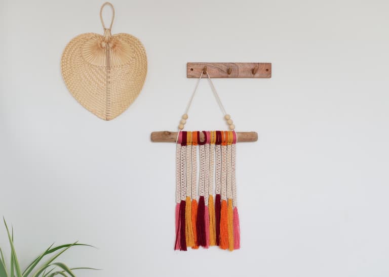 décoration murale en macramé - Blog déco DIY - Clem around the corner
