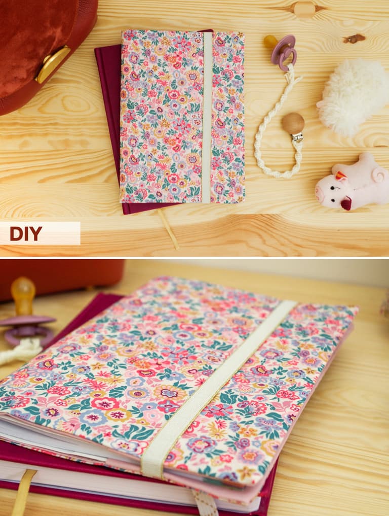 protège carnet de santé bébé personnalisé liberty diy