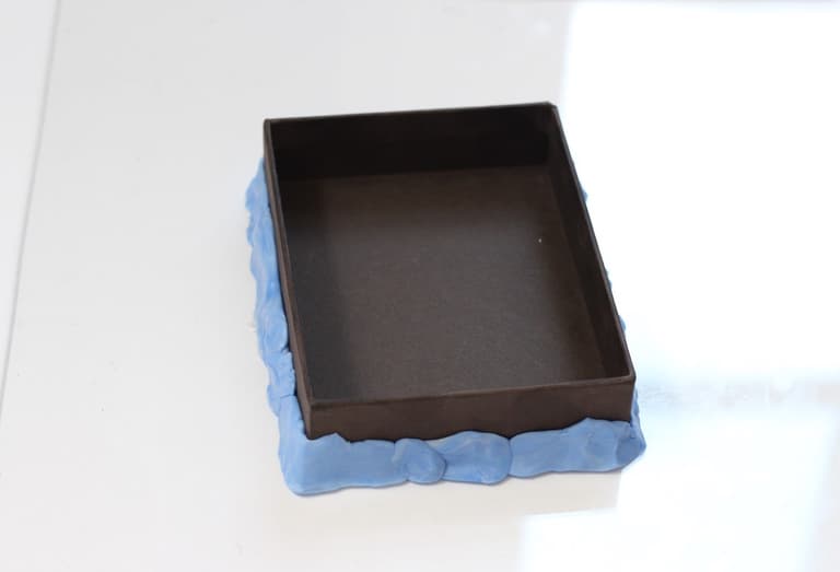 comment former moule en pâte moulage cadre minimaliste résine