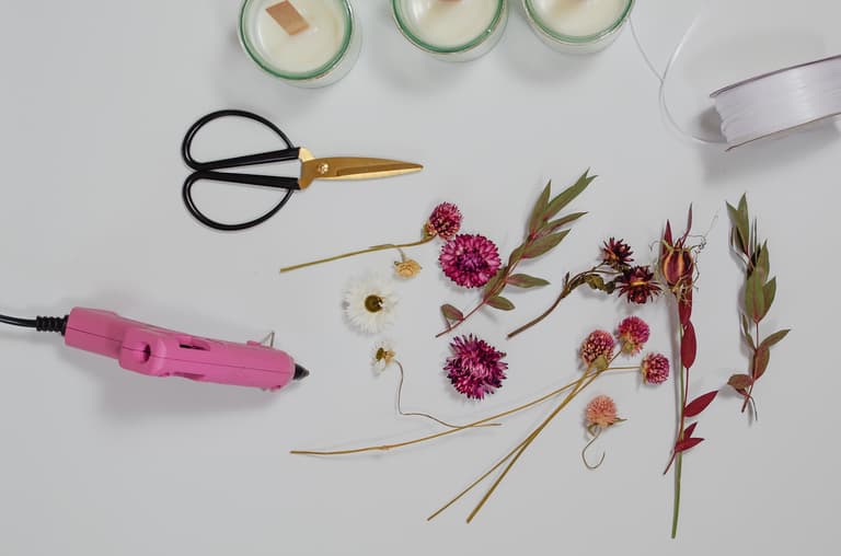 que faire avec vieux bouquet séché - blog déco - clem atc
