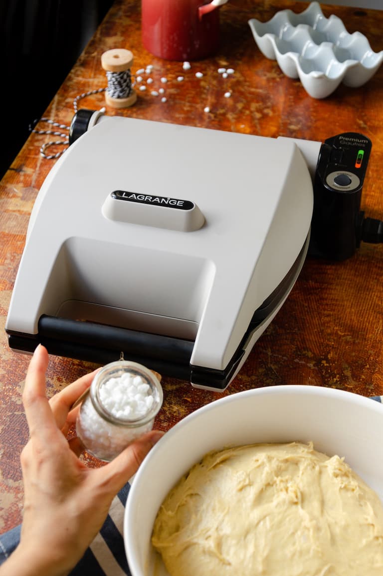 Pâte levée pour gaufres liégeoises