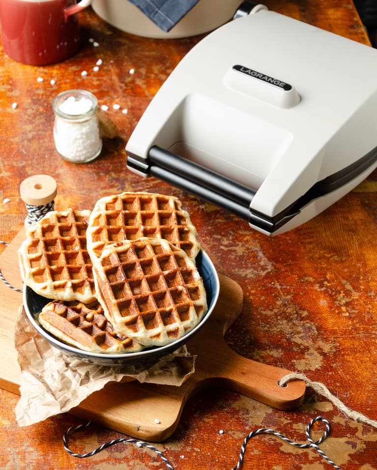 Gaufre liégeoise ronde et caramélisée