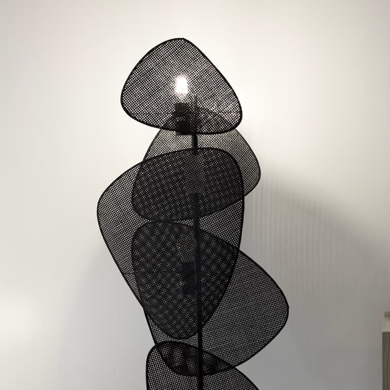 lampadaire grillage déco métallique filaire noir préparer la rentrée