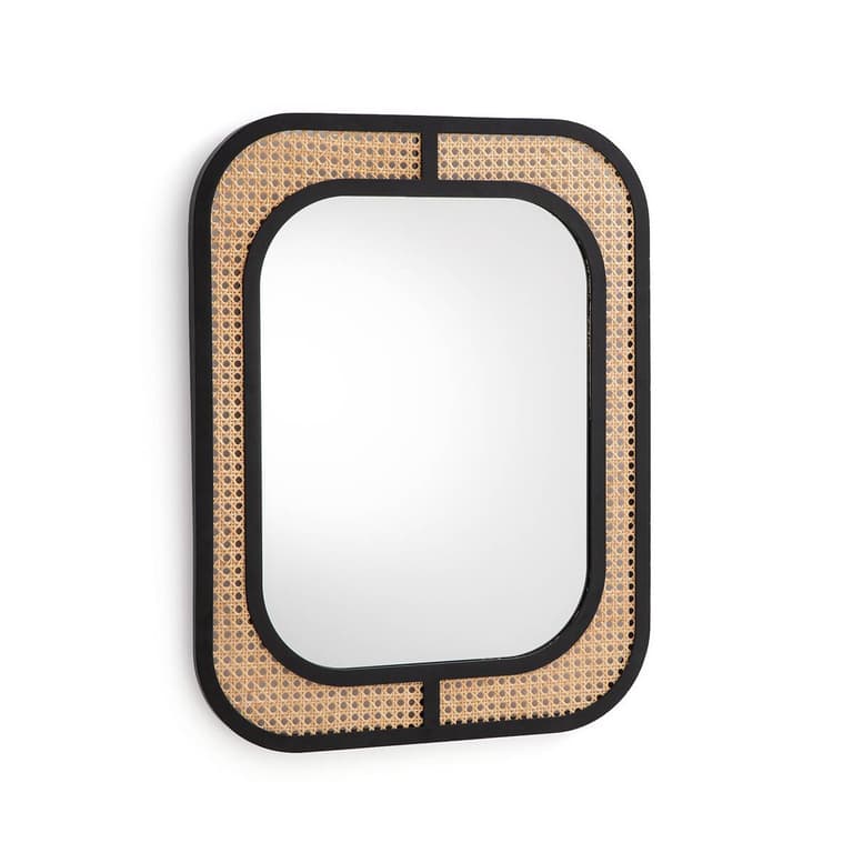 miroir original rétro bicolore rectangulaire design