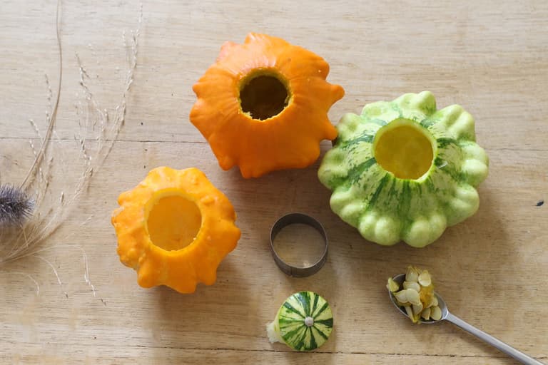 comment vider courge pour déco fait-maison