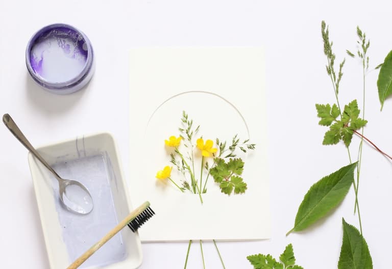 faire part naissance floral petite fille cartonné diy