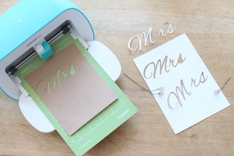découpe carton papier épais Cricut Joy