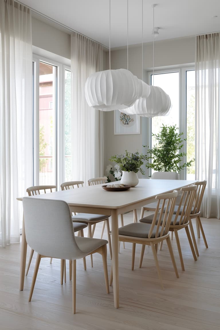 cottage scandinave bord lac intérieur tendance zen