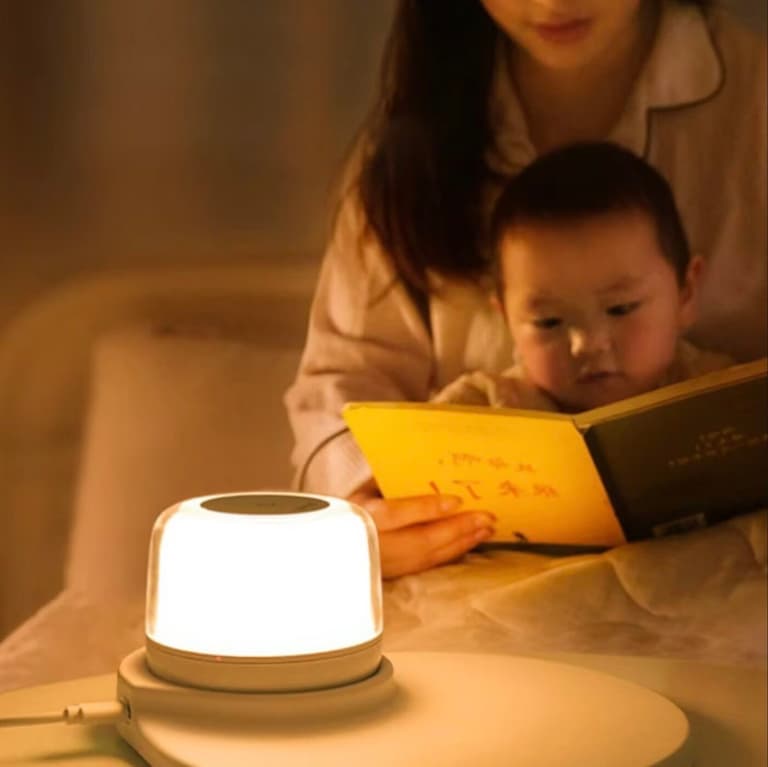 veilleuse connectée diffuseur aromathérapie chargeur induction