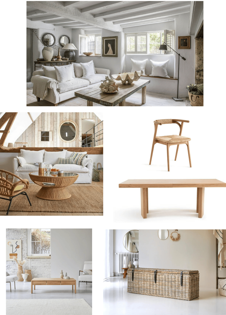 déco style néo breton moderne meuble bois massif