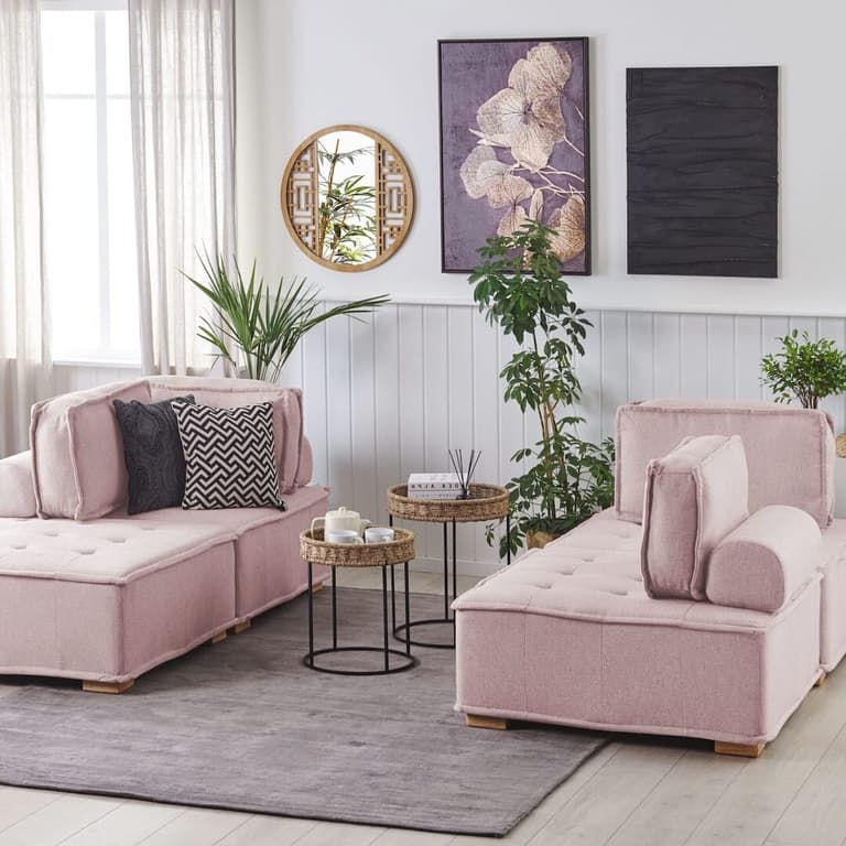 canape d angle fixe modulable ultra moelleux paris tissu bouclette chauffeuses