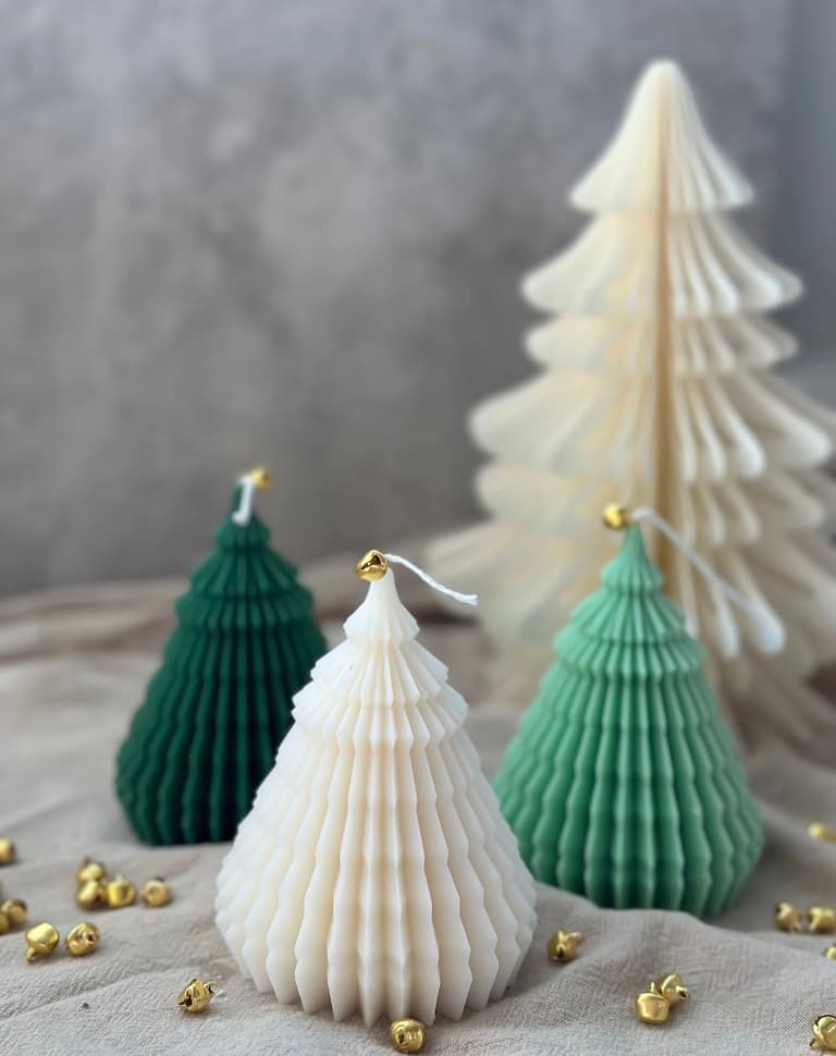 bougies arbre neige Noël