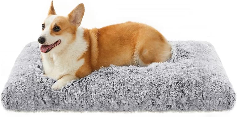 Feandrea lit chien fausse fourrure gris avis
