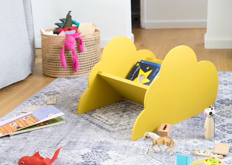 bibliothèque nuage diy Montessori tutoriel bricolage déco
