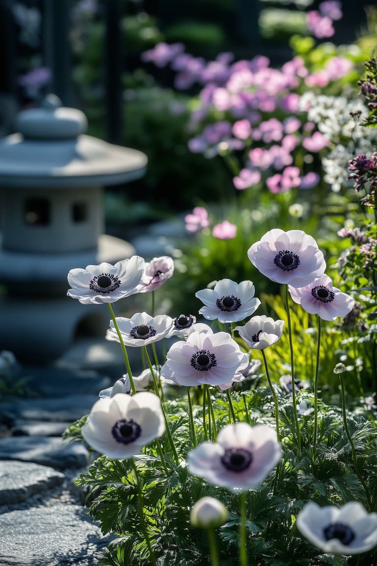 comment faire pousser anémone japonaise fleur novembre