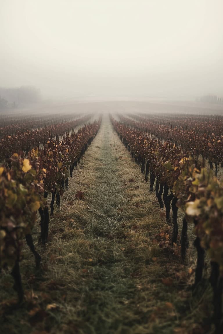 vigne Chablis Les Riceys hiver
