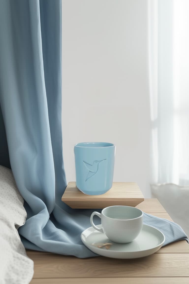 comment créer ambiance bleue hygge chambre