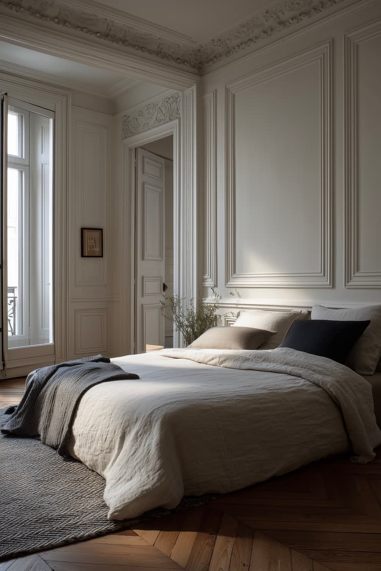 rénovation appartement haussmannien chambre ami maison hôte