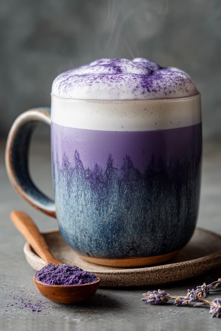 boisson santé bien-être violette asiatique Indonésie