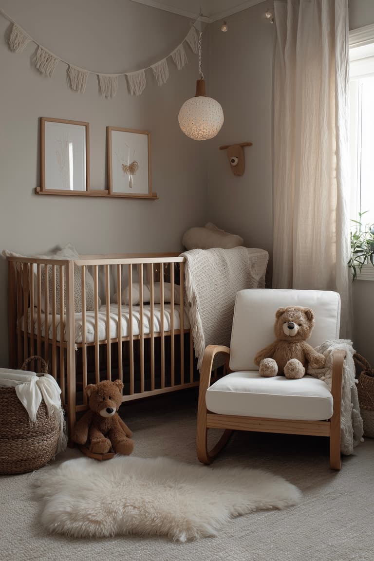 guirlande cordage idée déco chambre enfant nature