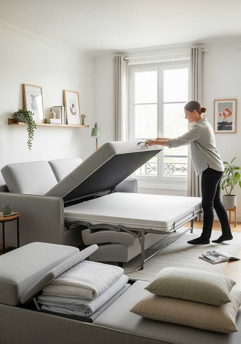 Meilleur canapé convertible pour studio: critères vraiment utiles