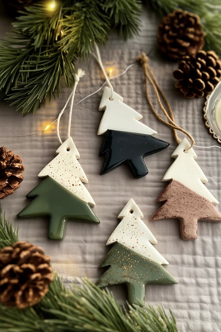 sapin argile autodurcissante diy décoration