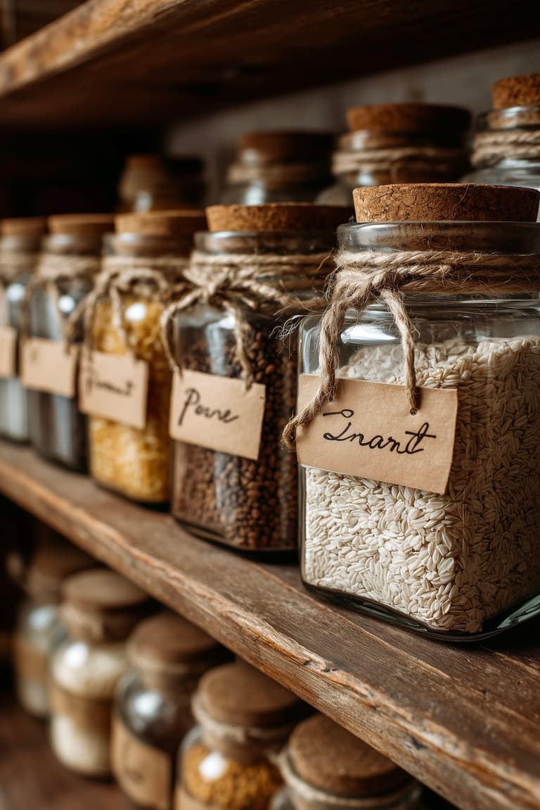 bocal épice rétro étiquette diy déco rapide facile