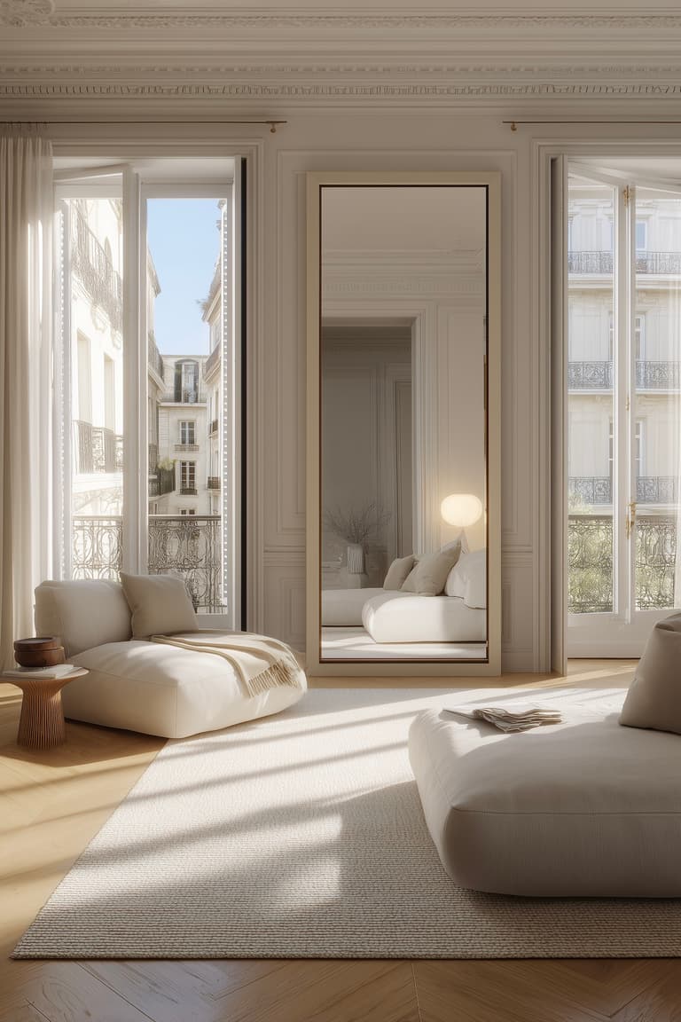 agrandir visuellement petit espace miroir fenêtre