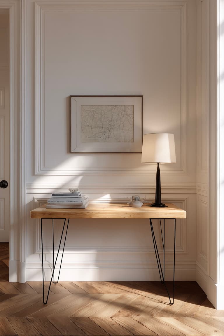 meuble industriel pas cher diy console minimal