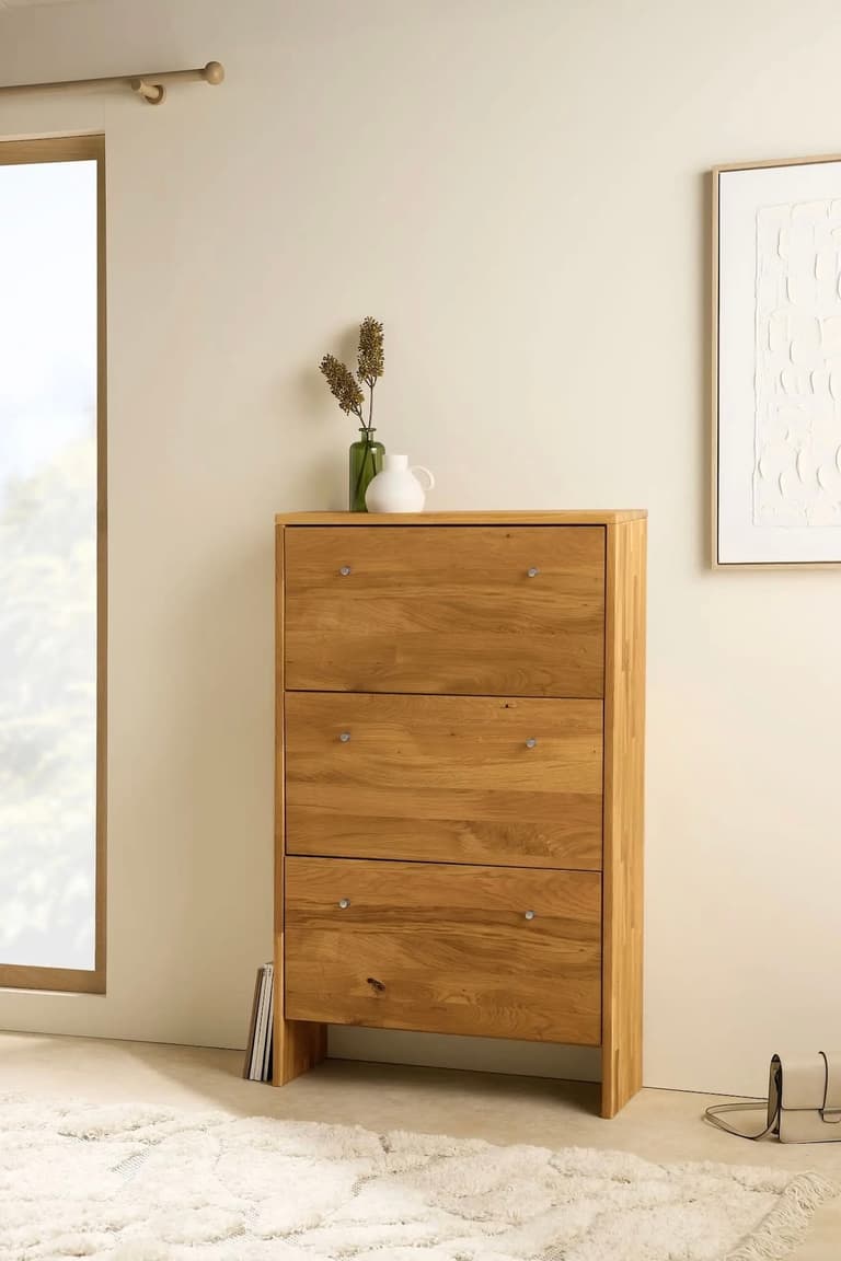 meuble de rangement chaussure vertical bois made in France