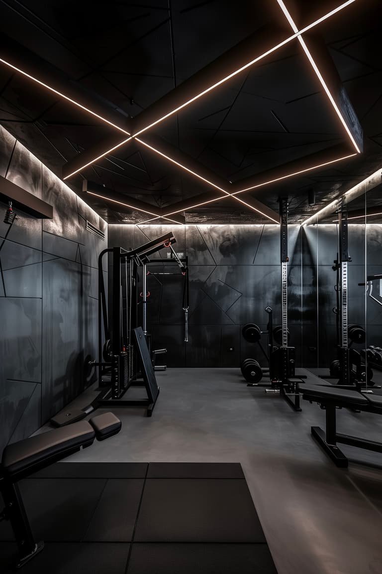 conseil transformation avant après garage salle de muscu maison