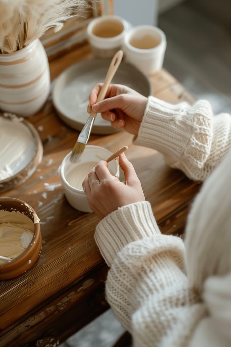 diy déco peinture objet céramique idée décoration maison