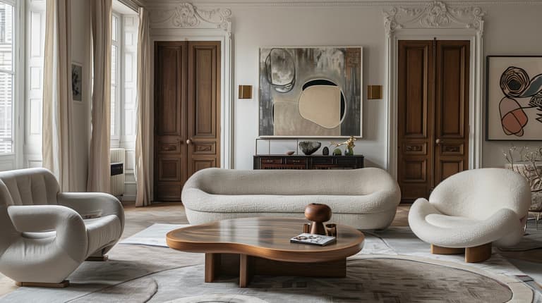 intérieur design mix styles décoration contemporaine haut de gamme