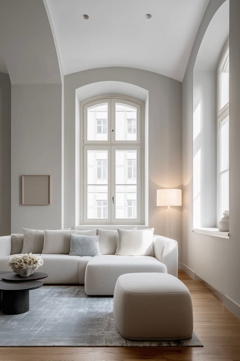 petit appartement optimisé couleurs claires espace lumineux