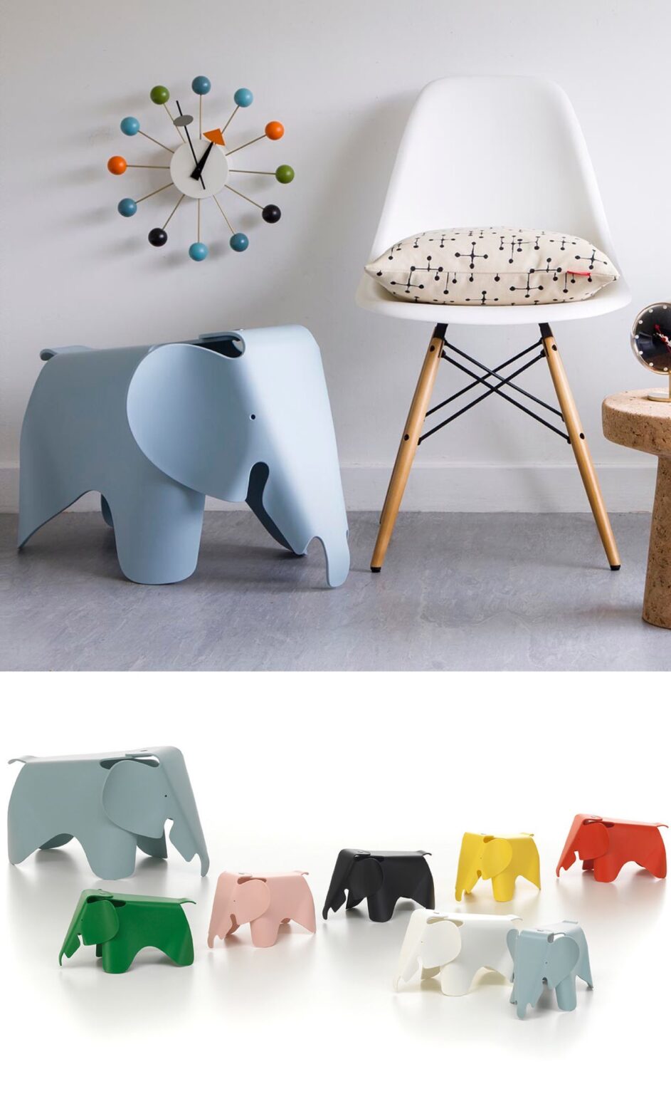 tabouret éléphant enfant bébé - blog déco - clem atc